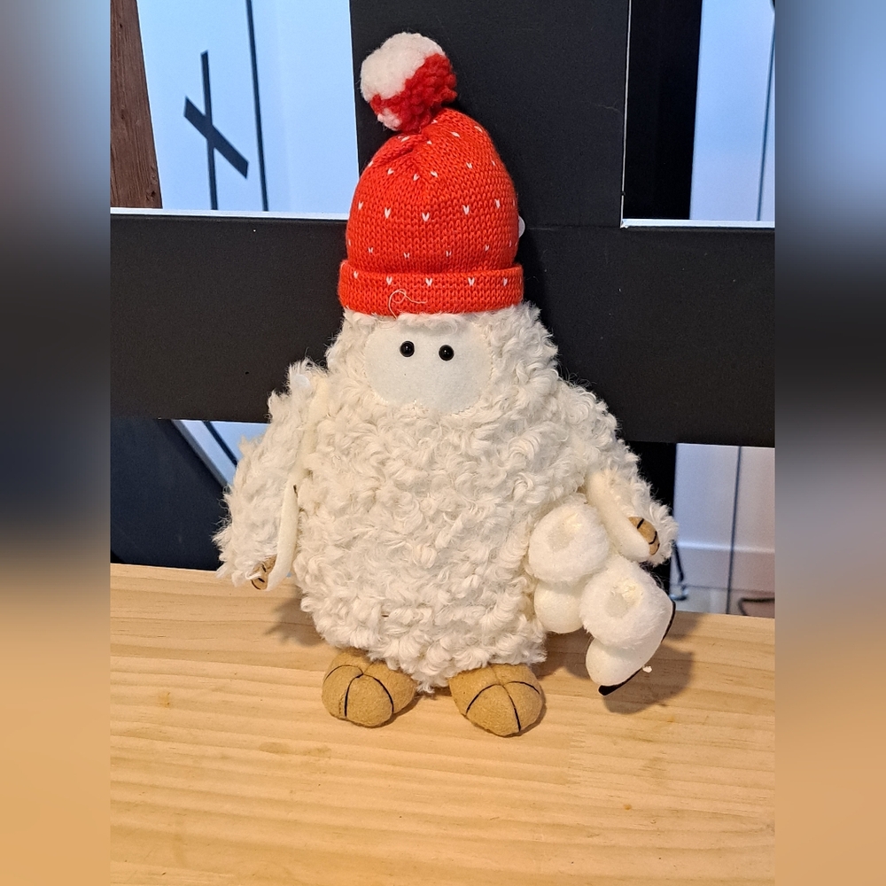 Holiday Time Festive Plush with Red Hat